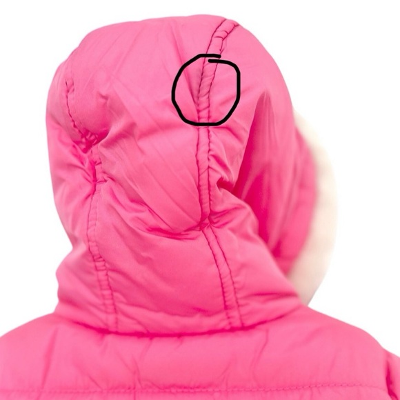 Jessica Simpson Girls Pink 2 Piece Snowsuit SET Puffer Jacket & Bib, Toddler 2T - Picture 13 of 16
